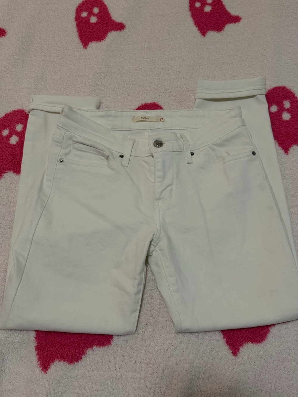 Levi’s Women’s White Jeans - Size 27